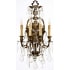 Metropolitan 4 Light Candle-Style Wall Sconce from the Vintage / Crystal Collection Oxide Bronze