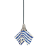 Meyda Tiffany Single Light 9" Wide Mini Pendant with Handmade Shade Platinum