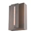 Meyda Tiffany Creekside 8" Wide 2 Light Wall Washer with Art Glass Shade Cinnamon Coffee Metallic