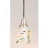 Meyda Tiffany Single Light 5" Wide Mini Pendant with Handmade Shade Clear / Multi Noodles