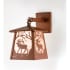 Meyda Tiffany 8" Wide Single Light Wall Sconce Rust