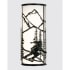 Meyda Tiffany 13" Wide 4 Light Wall Sconce Black
