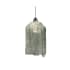 Meyda Tiffany Single Light Down Lighting Mini Pendant from the Metro Fusion Collection Platinum