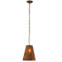 Meyda Tiffany Single Light 12" Wide Pendant with Handmade Shade Rust
