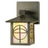 Meyda Tiffany 5" Wide Single Light Wall Sconce Craftsman Brown