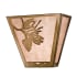 Meyda Tiffany 13" Wide 2 Light Wall Sconce with Mica Glass Shade Antique Copper