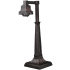 Meyda Tiffany Single Light Down Lighting Table Lamp Base from the Mission Collection Mahogany Bronze