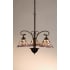 Meyda Tiffany Stained Glass / Tiffany 3 Light Down Lighting Chandelier from the Daffodil Bell Collection Tiffany Glass