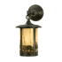 Meyda Tiffany 8" Wide Single Light Lantern Wall Sconce Craftsman Brown