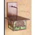 Meyda Tiffany Oak Designs 10" Wide Single Light Wall Sconce with Art Glass Shade Antique Copper