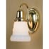 Meyda Tiffany 5" Wide Single Light Wall Sconce Polished Brass