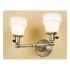 Meyda Tiffany 13" Wide 2 Light Vanity Light with Glass Shades Antique Nickel