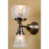 Meyda Tiffany 7" Wide 2 Light Double Sconce Antique Brass