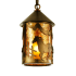 Meyda Tiffany Single Light 6" Wide Mini Pendant with Handmade Shade N/A