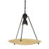 Meyda Tiffany Single Light 26" Wide Pendant with Handmade Shade Craftsman Brown