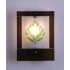 Meyda Tiffany Metro 9" Wide ADA Compliant Single Light Wall Washer Dark Green Border / Clear / Emerald