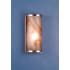 Meyda Tiffany Metro 6" Wide ADA Compliant Single Light Wall Washer with Swirl Glass Shade Brushed Nickel