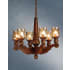 Meyda Tiffany 6 Light Up Lighting Chandelier from the Kendall Collection Portsmouth Cherry