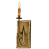 Meyda Tiffany Birch Bark 6" Wide Single Light Wall Sconce Craftsman Brown