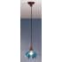 Meyda Tiffany  Single Light Mini Pendant from the Metro Handkerchief Collection Fused Iridescent Blue