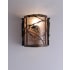 Meyda Tiffany 7" Wide ADA Compliant Single Light Wall Sconce with Mica Glass Shade Antique Copper
