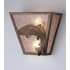 Meyda Tiffany 13" Wide Single Light Wall Washer with Mica Glass Shade Antique Copper