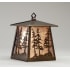 Meyda Tiffany 8" Wide Single Light Wall Sconce with Mica Glass Shade Antique Copper