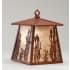 Meyda Tiffany 8" Wide Single Light Wall Sconce with Mica Glass Shade Rust