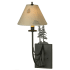 Meyda Tiffany Spruce Tree 6" Wide Single Light Wall Sconce Black