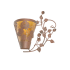 Meyda Tiffany Roses and Leaves 21" Wide 2 Light Wall Washer Craftsman Brown