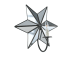 Meyda Tiffany Stars 15" Wide Single Light Wall Sconce Black