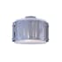 Meyda Tiffany Tortuga Luna 3 Light 16" Wide Semi-Flush Drum Ceiling Fixture Gun Metal