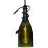 Meyda Tiffany 5" W Personalized Champagne Bottle Mini Pendant Multi Color