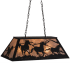Meyda Tiffany Running Horses 6 Light 33" Wide Linear Pendant N/A