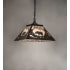 Meyda Tiffany Bear at Dawn 2 Light 22" Wide Pendant Timeless Bronze