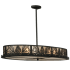 Meyda Tiffany Mountain Pine 8 Light 48" Wide Linear Pendant N/A