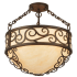 Meyda Tiffany Lilliana 3 Light 16" Wide Pendant Red Rust