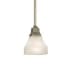 Meyda Tiffany Bungalow 7" Wide Mini Pendant Brushed Nickel