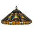 Meyda Tiffany Middleton 3 Light 20" Wide Hand-Crafted Pendant with Stained Glass Mahogany Bronze