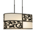 Meyda Tiffany Clarabella 4 Light 34" Wide Linear Pendant Custom
