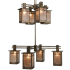 Meyda Tiffany Roylance 8 Light 6753" Wide Chandelier Antique Copper