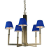 Meyda Tiffany Rula 5 Light 24" Wide Chandelier - Brushed Nickel Finish Brushed Nickel