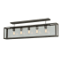 Meyda Tiffany Affinity 5 Light 47" Wide Semi-Flush Ceiling Fixture Matte Clear
