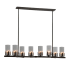 Meyda Tiffany Long Cero 8 Light 53" Wide Linear Chandelier Custom