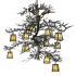 Meyda Tiffany Pine Branch Valley View 12 Light 52" Wide Chandelier Antique Copper / Burnished Copper