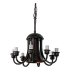 Meyda Tiffany Mahogany Bronze 8 Light 8-1/2" Wide Chandelier N/A