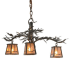 Meyda Tiffany Pine Branch Valley View 3 Light 24" Wide Chandelier Antique Copper
