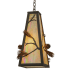 Meyda Tiffany Lone Pine 19" Wide Pendant Rust / Oil Rubbed Bronze