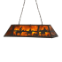Meyda Tiffany Personalized 9 Light 48" Wide Linear Pendant Timeless Bronze