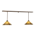 Meyda Tiffany Belvidere 2 Light 16" Wide Multi Light Pendant Mahogany Bronze